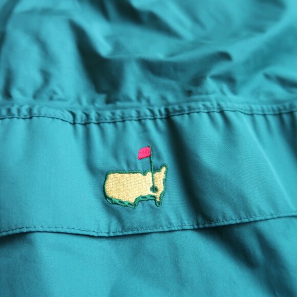 Vintage Masters Augusta National Slazenger Full Zip Windbreaker Jacket Sz L - Picture 2 of 7